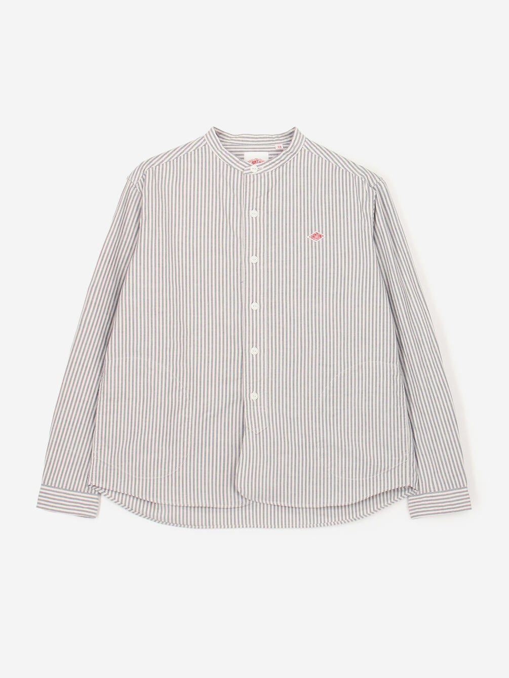 DANTON | オックスフォード バンドカラーシャツ STRIPE WOMEN