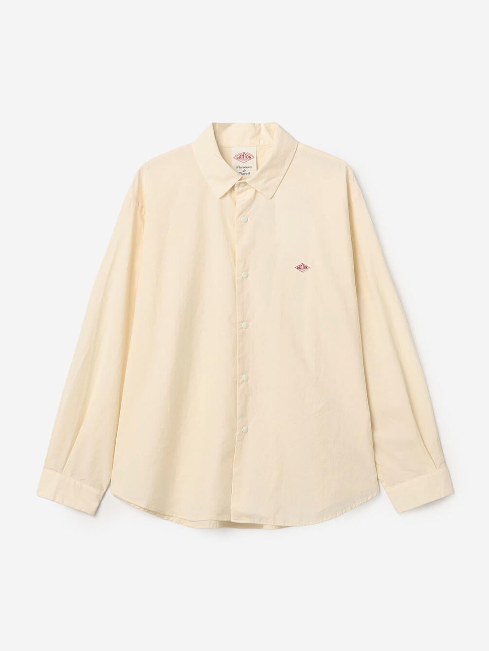 DANTON | タイプライター レギュラーカラー長袖シャツ WOMEN