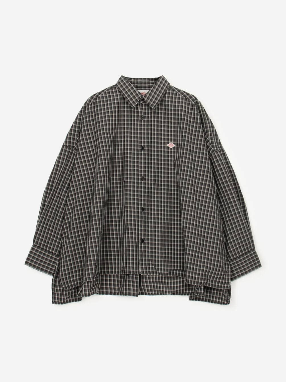 DANTON | ナイロンタフタ レギュラーカラー長袖シャツ WOMEN