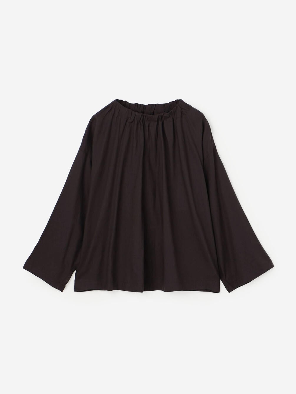 LE GLAZIK | コットンツイル ギャザーシャツ WOMEN