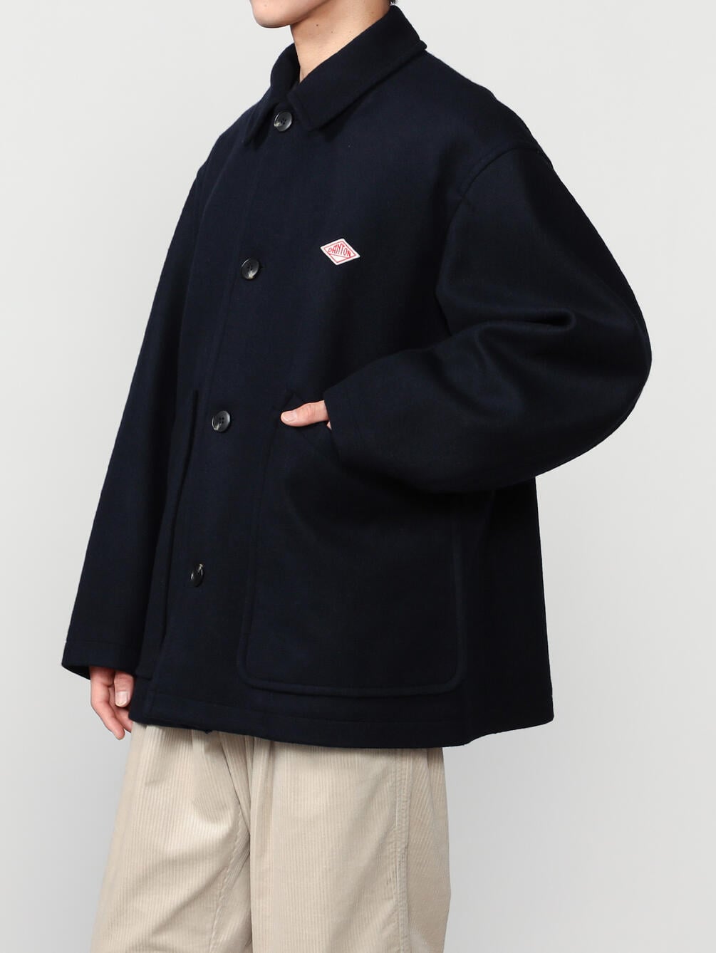 DANTON | ウールメルトン カバーオールジャケット MEN