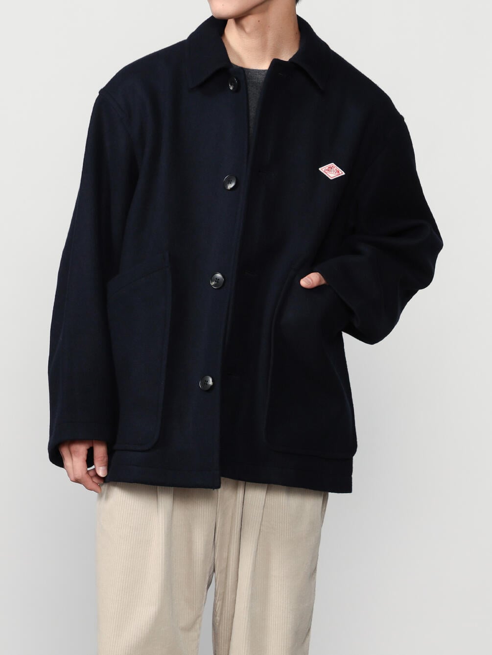 DANTON | ウールメルトン カバーオールジャケット MEN
