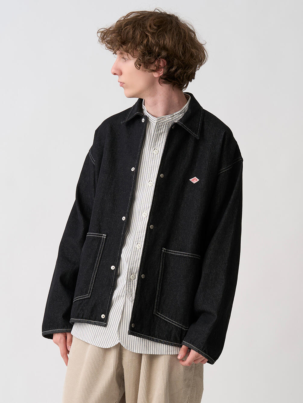 DANTON | コットンデニム カバーオール MEN