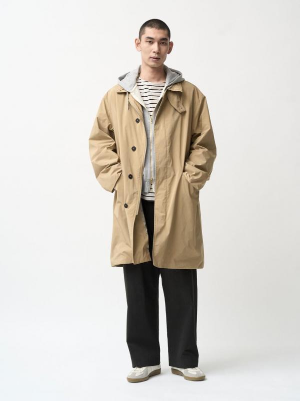 ORCIVAL | ツイル ステンカラーコート MEN