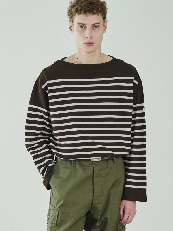 ORCIVAL | ラッセル ボートネック ワイドセーラーTシャツ MEN