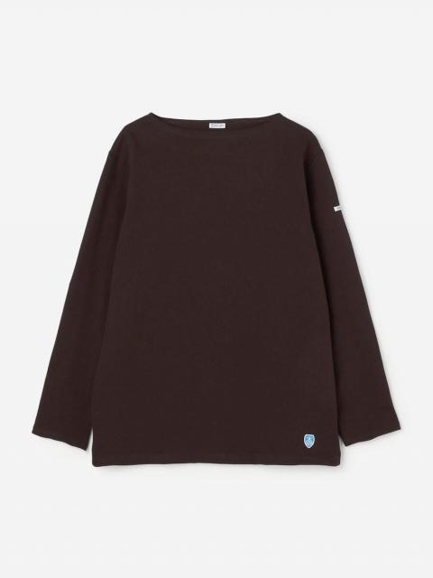 ORCIVAL | コットンロード ボートネック フレンチバスクTシャツ MEN