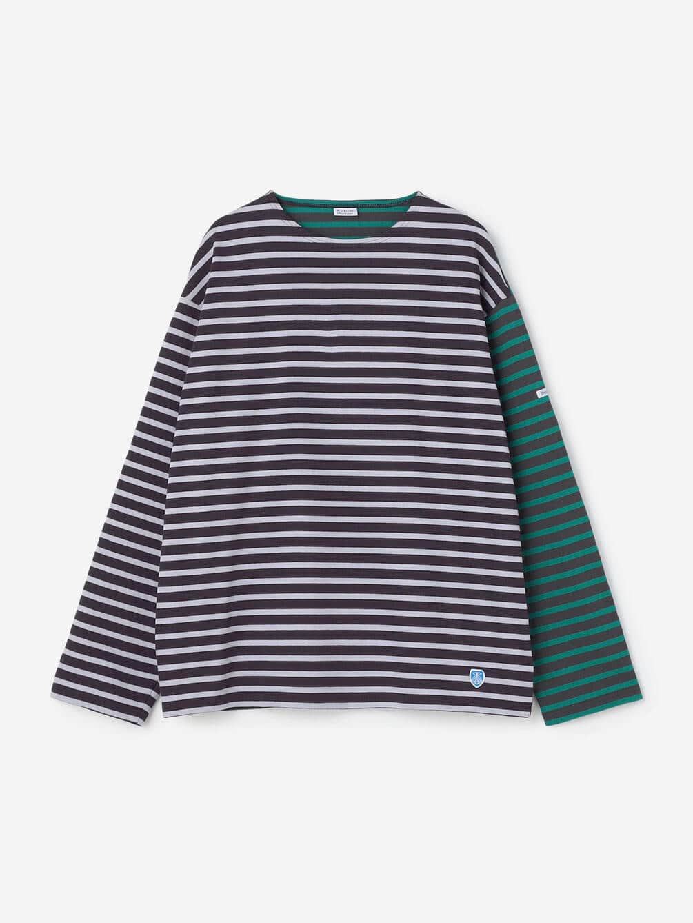 ORCIVAL | ハーレクイン コットンロード クルーネック フレンチバスクTシャツ MEN