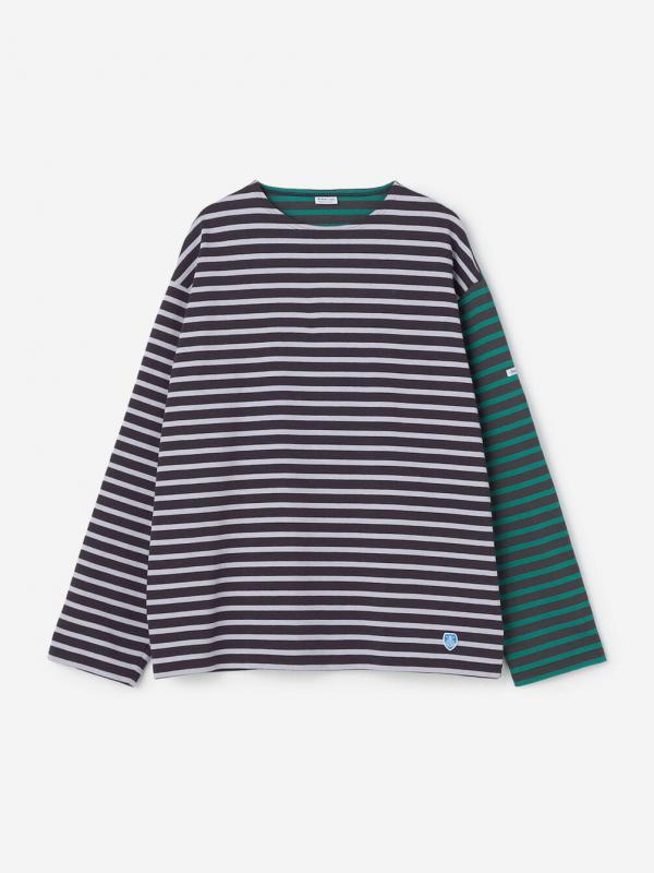 ORCIVAL | ハーレクイン コットンロード クルーネック フレンチバスクTシャツ MEN