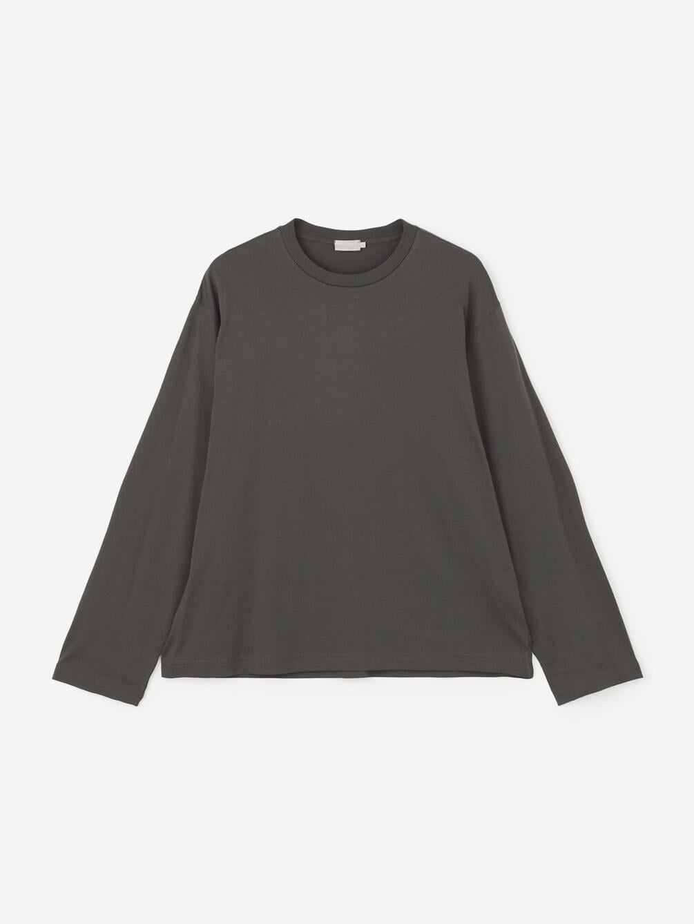 handvaerk | 60/2 コットン クルーネック長袖Tシャツ MEN