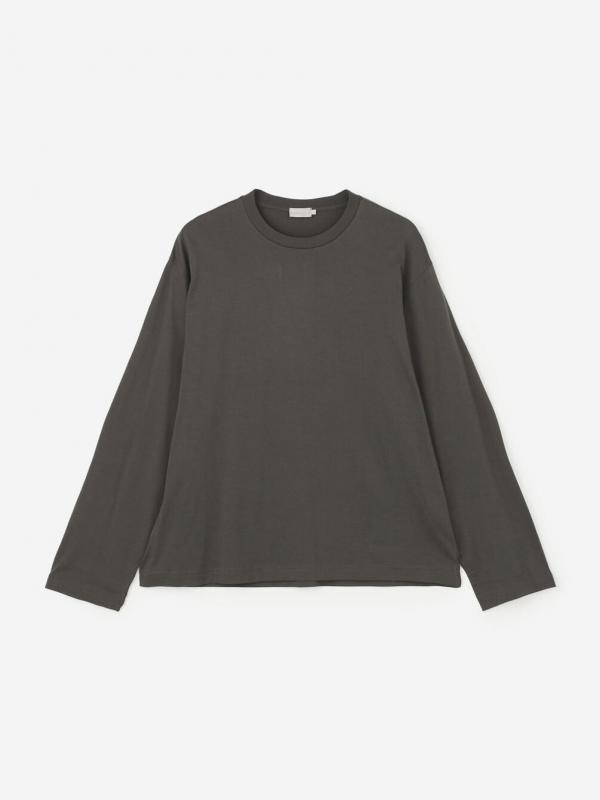 handvaerk | 60/2 コットン クルーネック長袖Tシャツ MEN