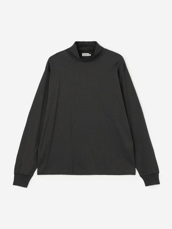 handvaerk | 60/2 モックネック 長袖Tシャツ MEN