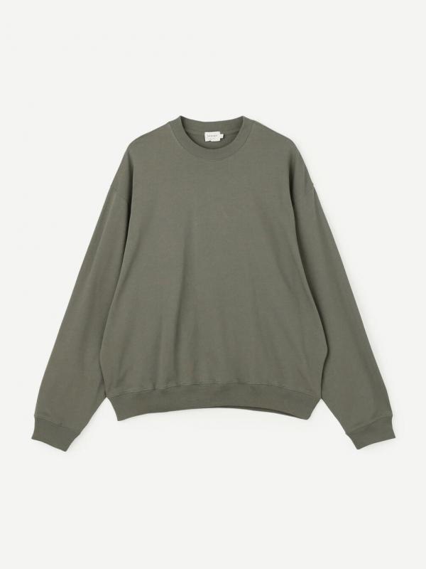 handvaerk | コットン クルーネック長袖Tシャツ MEN