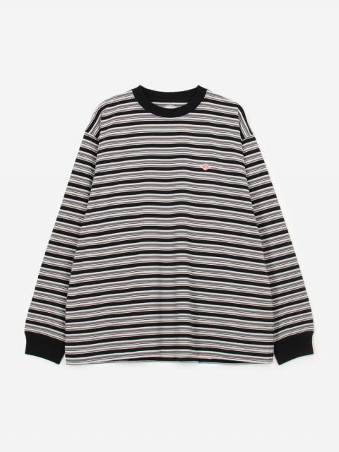 DANTON | クルーネック 長袖ボーダーTシャツ MEN