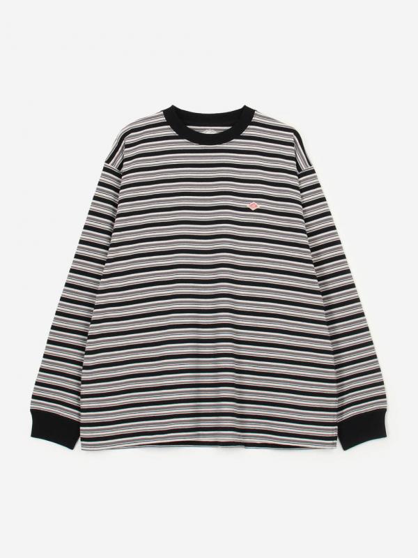DANTON | クルーネック 長袖ボーダーTシャツ MEN