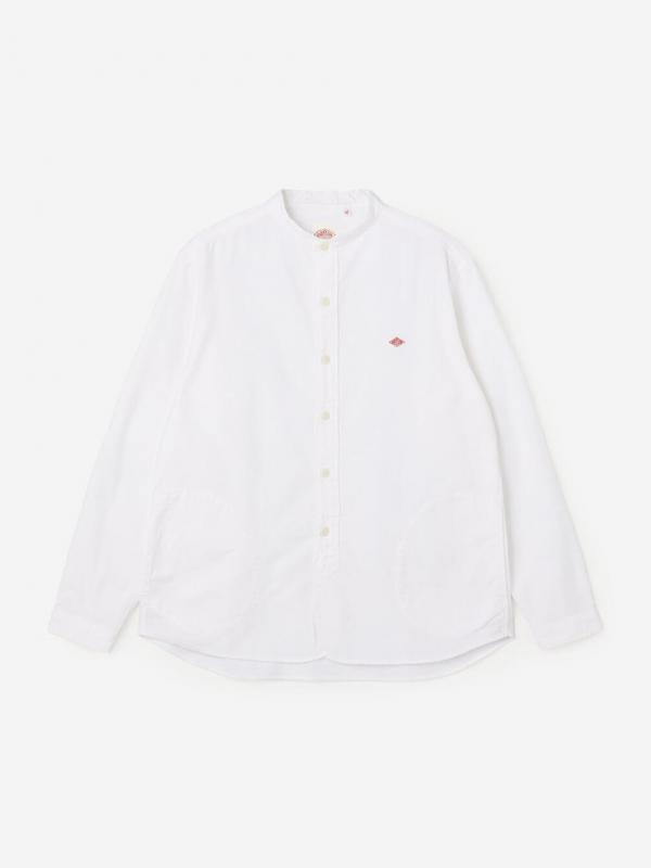 DANTON | オックスフォード バンドカラーシャツ SOLID MEN