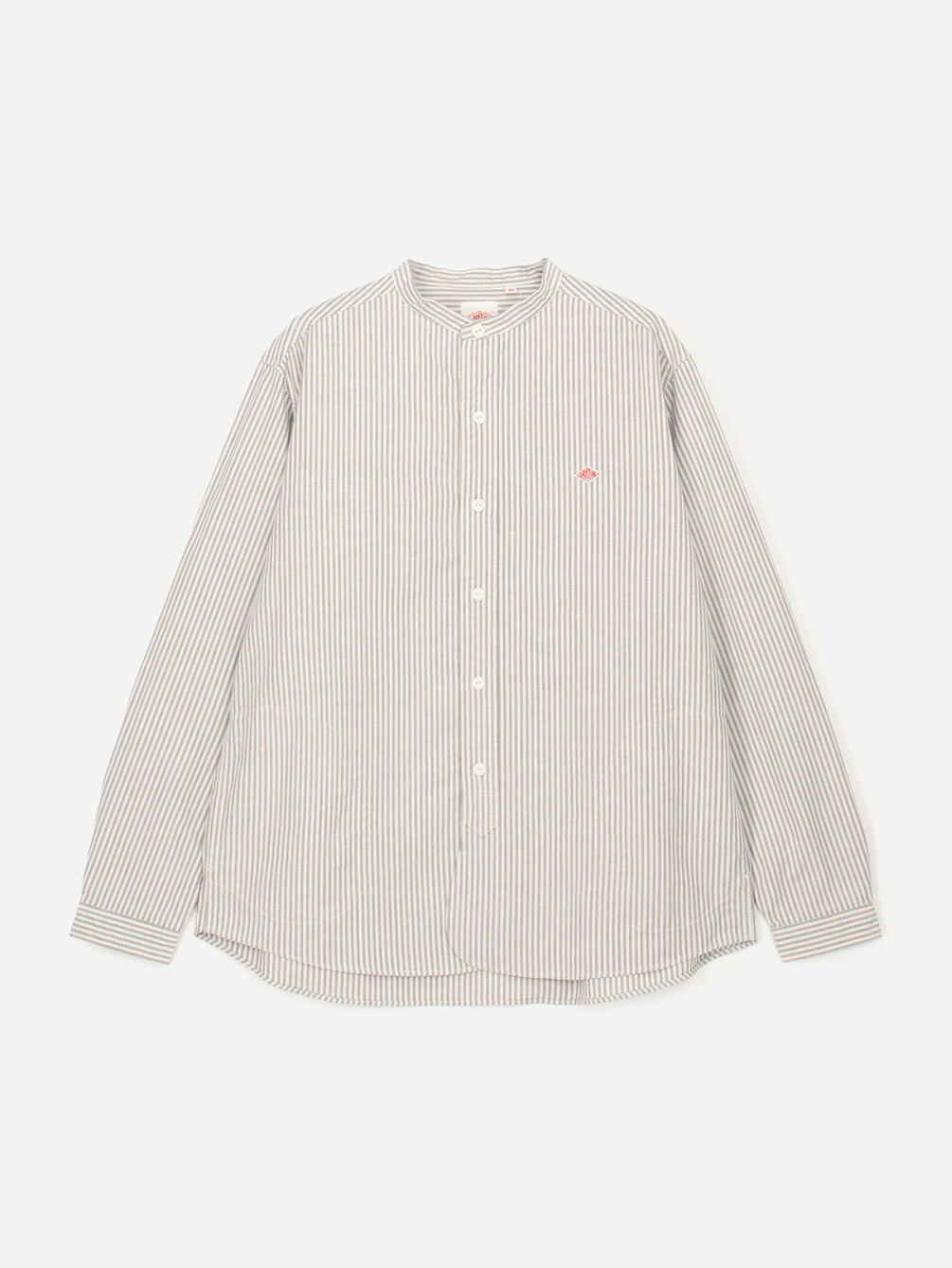 DANTON | オックスフォード バンドカラーシャツ STRIPE MEN