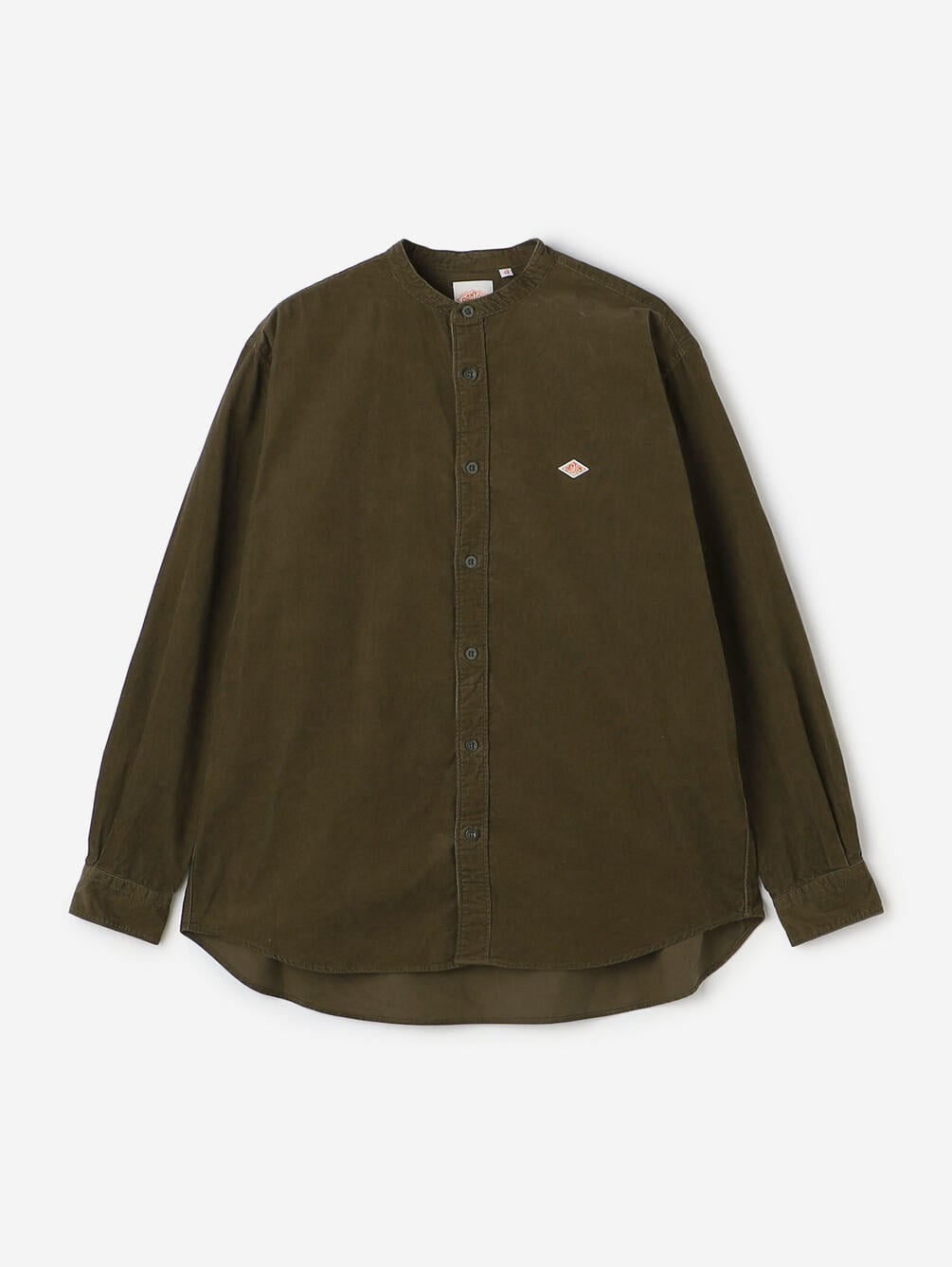 DANTON | コーデュロイ バンドカラー長袖シャツ MEN