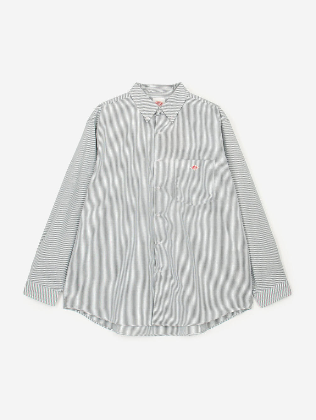 DANTON | ポリオックスフォード ボタンダウン長袖シャツ MEN