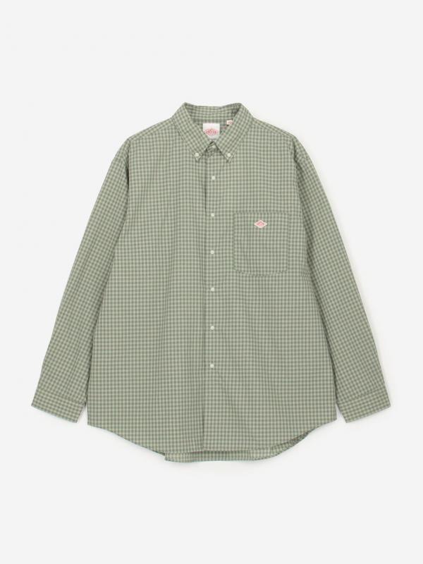 DANTON | ボタンダウン 長袖シャツ PLAID MEN