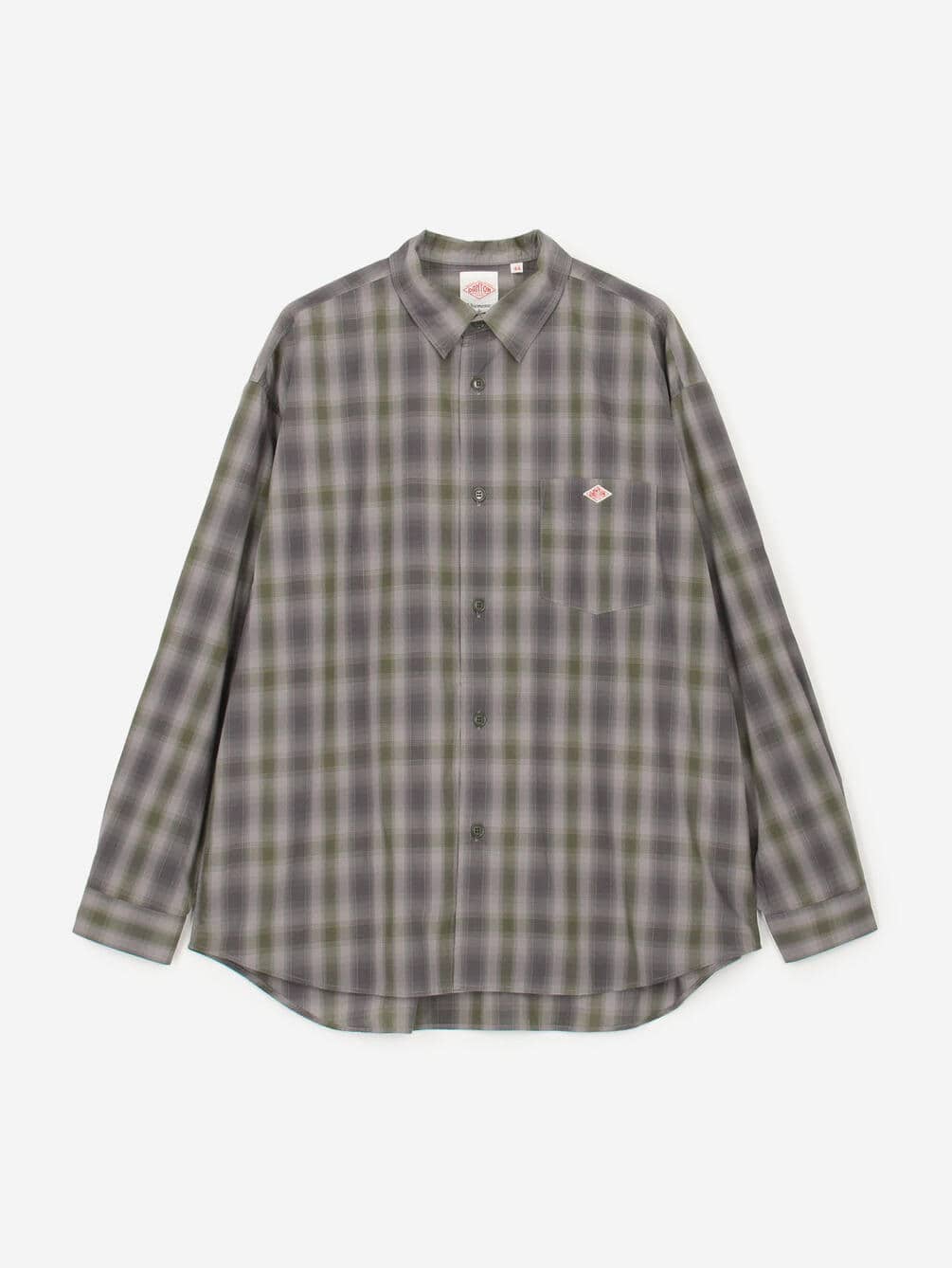 DANTON | レギュラーカラー 長袖ワークシャツ MEN