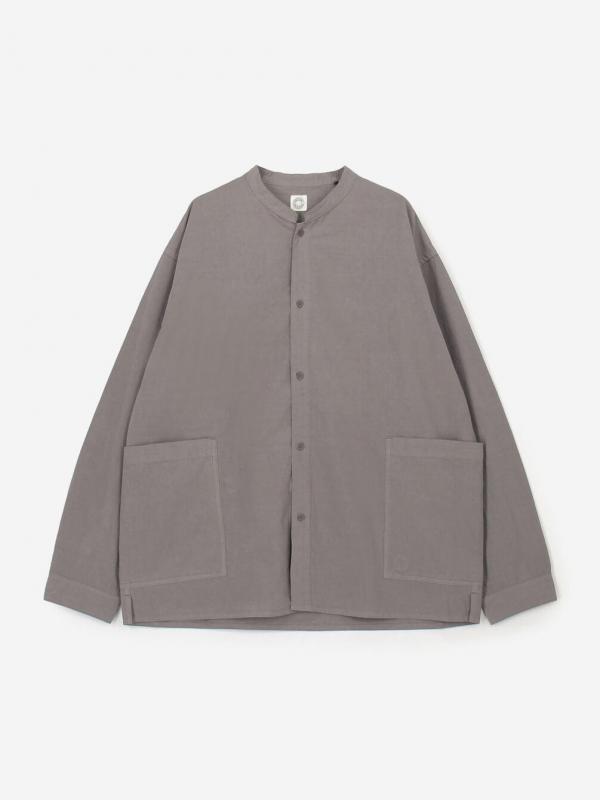 ORCIVAL | コットンツイル スタンドカラー長袖シャツ MEN