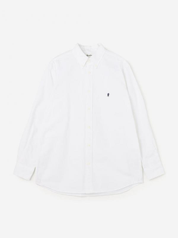 Gymphlex | オックスフォード 長袖ボタンダウンシャツ SOLID MEN