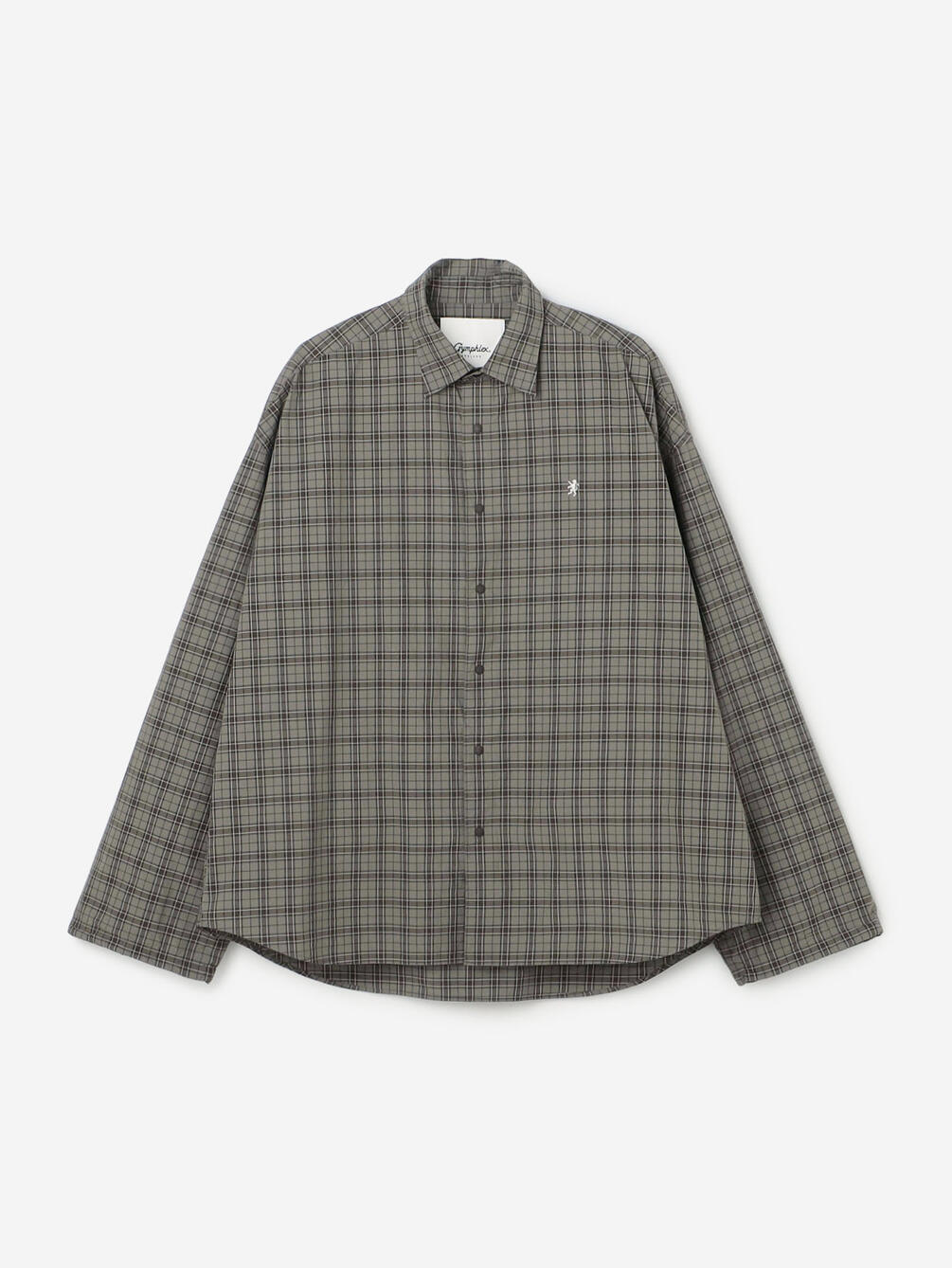 Gymphlex | タイプライター レギュラーカラーシャツ CHECK MEN