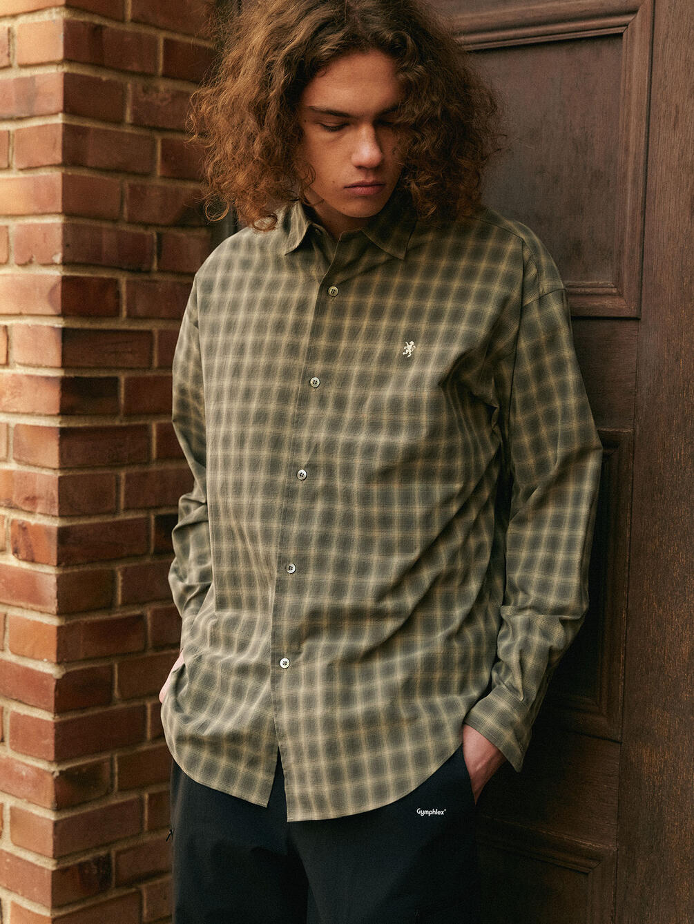 Gymphlex | レギュラーカラー 長袖シャツ CHECK MEN