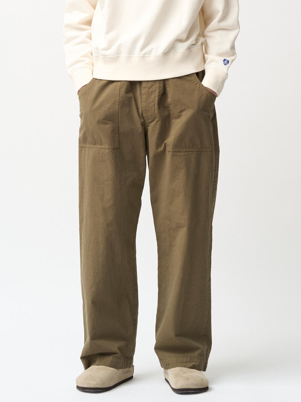 ORCIVAL | コットンツイル セミワイドストレートパンツ MEN