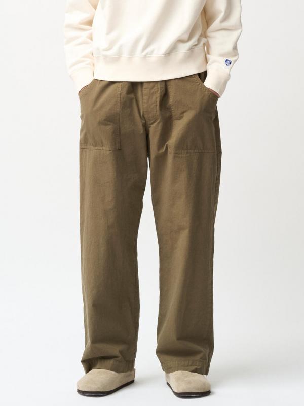 ORCIVAL | コットンツイル セミワイドストレートパンツ MEN