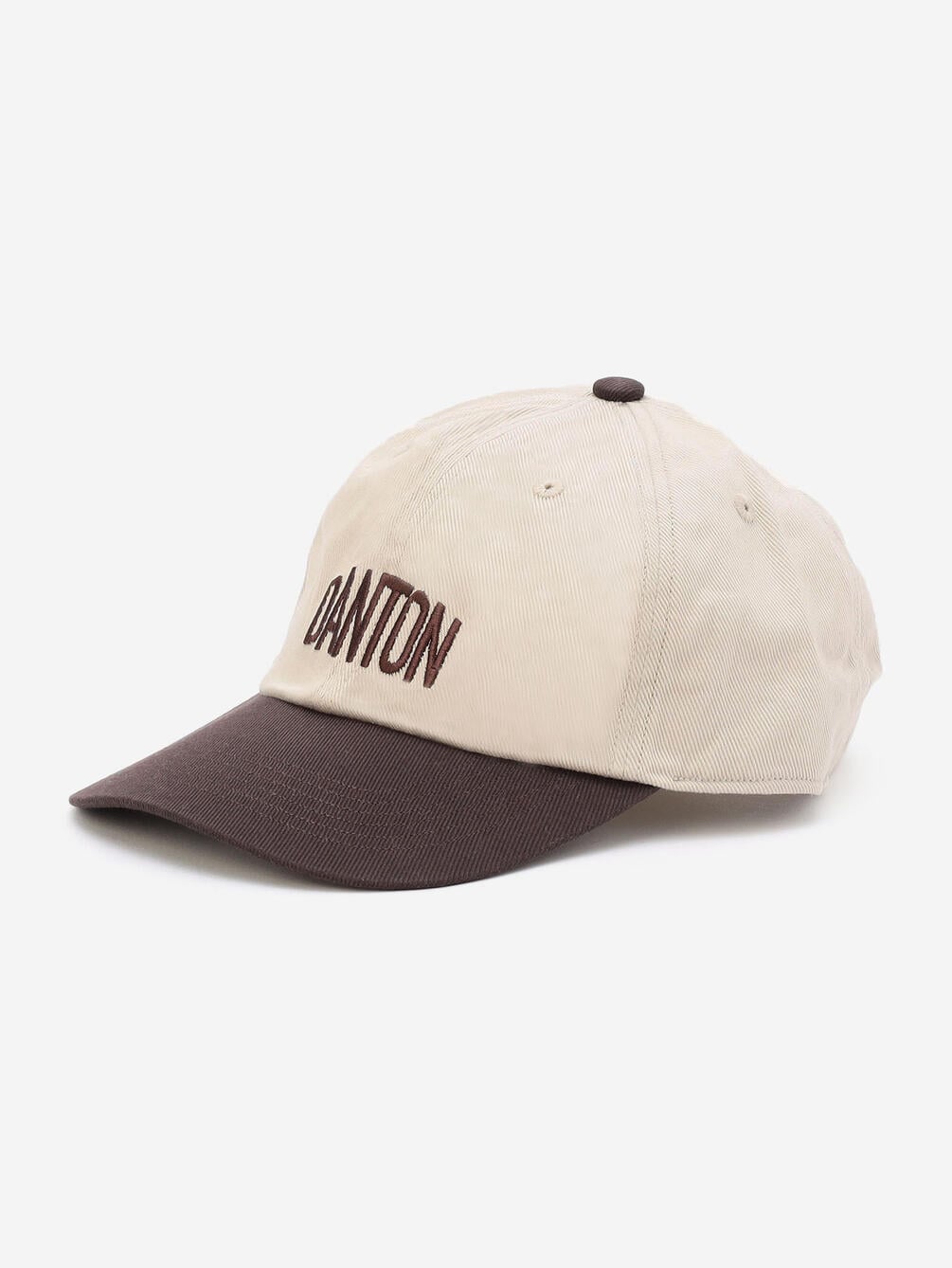 DANTON | コットンツイル 配色6Pロゴキャップ UNISEX