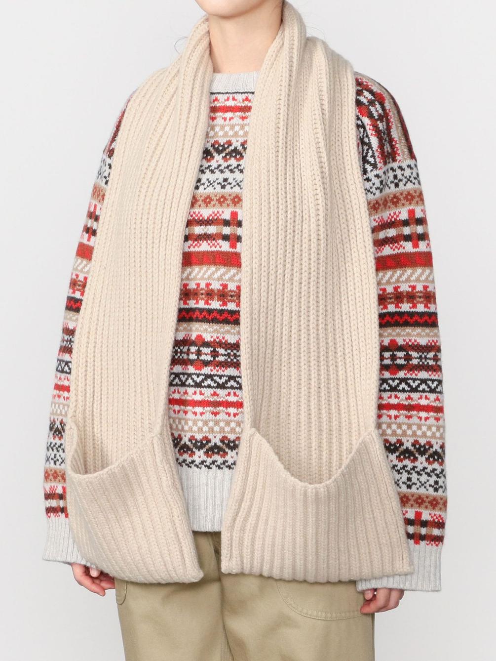 Corgi 別注 ポケット付きマフラー ストール Bshop ビショップ Bshop Corgi 別注 ポケット付きマフラー ストール Bshop ビショップ Bshop