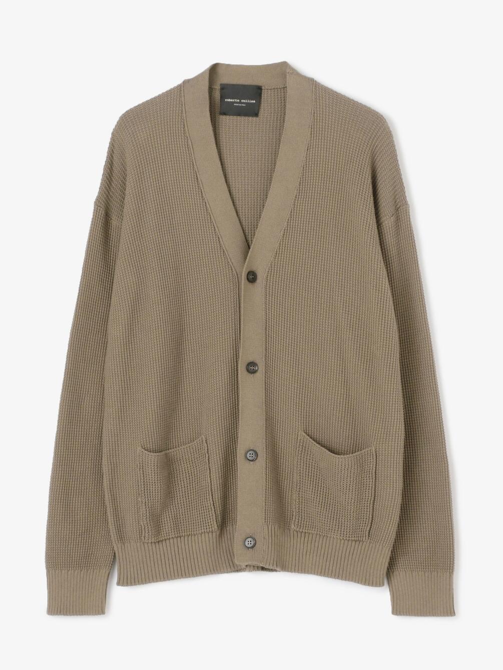 Roberto Collina 長袖ニットカーディガン Men ニット Bshop ビショップ Bshop Roberto Collina 長袖ニットカーディガン Men ニット Bshop ビショップ Bshop