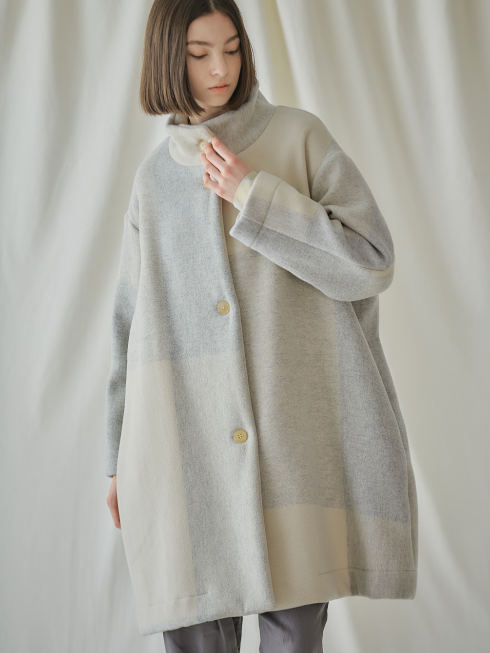 GALLEGO DESPORTES | ウールナイロン ニットカーディガン WOMEN