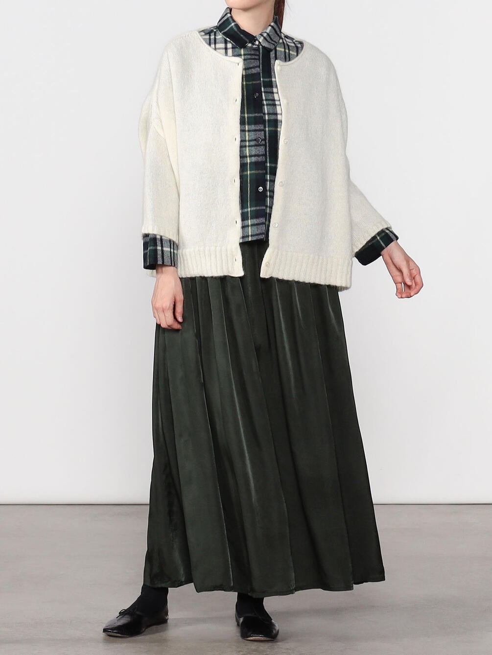 GALLEGO DESPORTES | ウールナイロン ニットカーディガン WOMEN