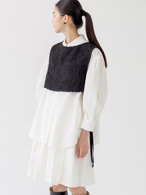 eunoia | ツイード クロップドベスト WOMEN