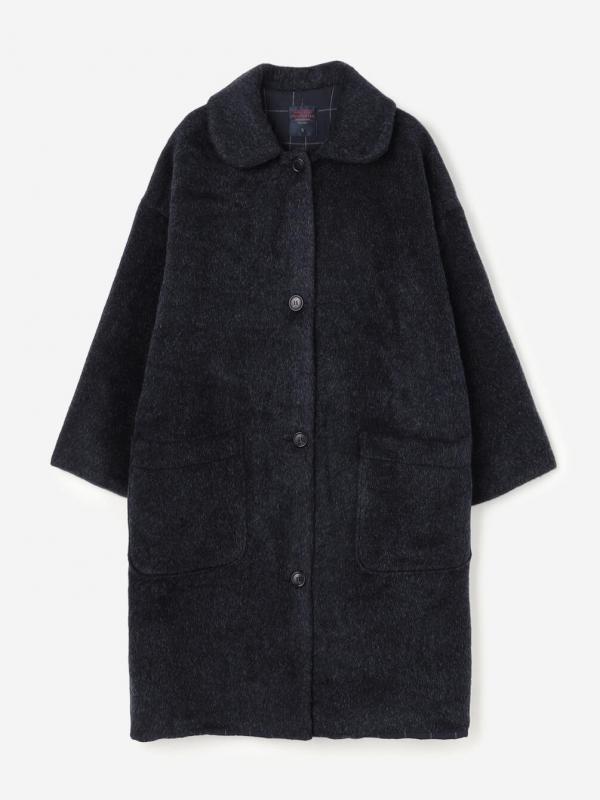 GALLEGO DESPORTES | ラウンドカラー ウールコート SOLID WOMEN