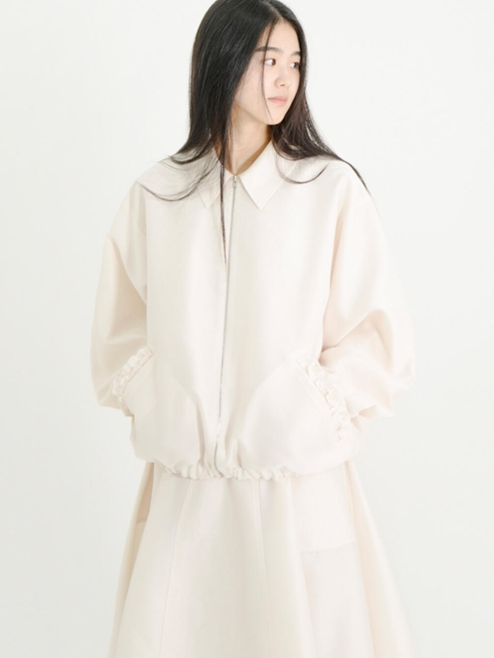 eunoia | ショート ジップジャケット WOMEN