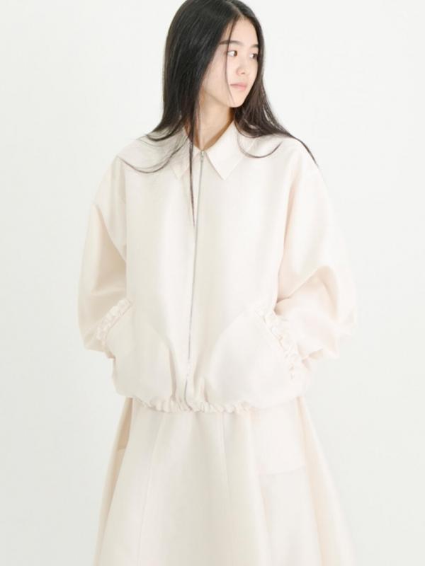 eunoia | ショート ジップジャケット WOMEN