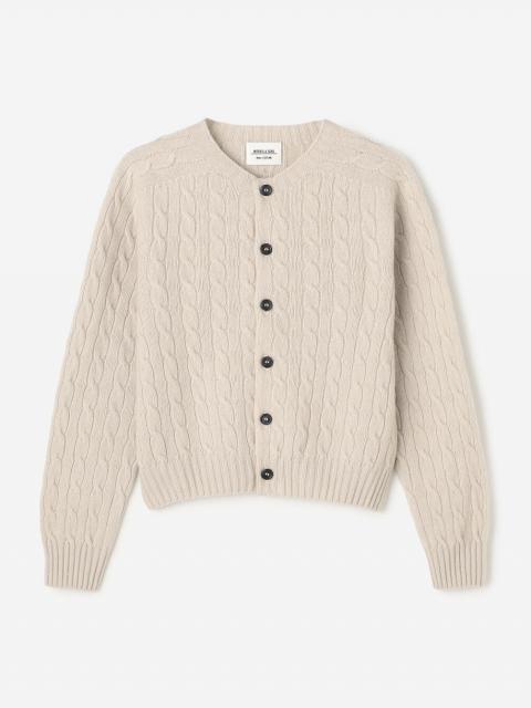 MORRIS & SONS | ジーロンラム ケーブルニットカーディガン WOMEN