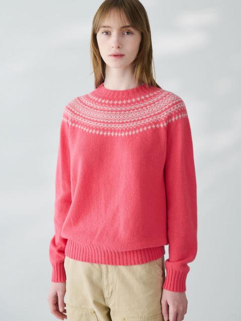 MORRIS & SONS | ジーロンラム チャンキーノルディックセーター WOMEN