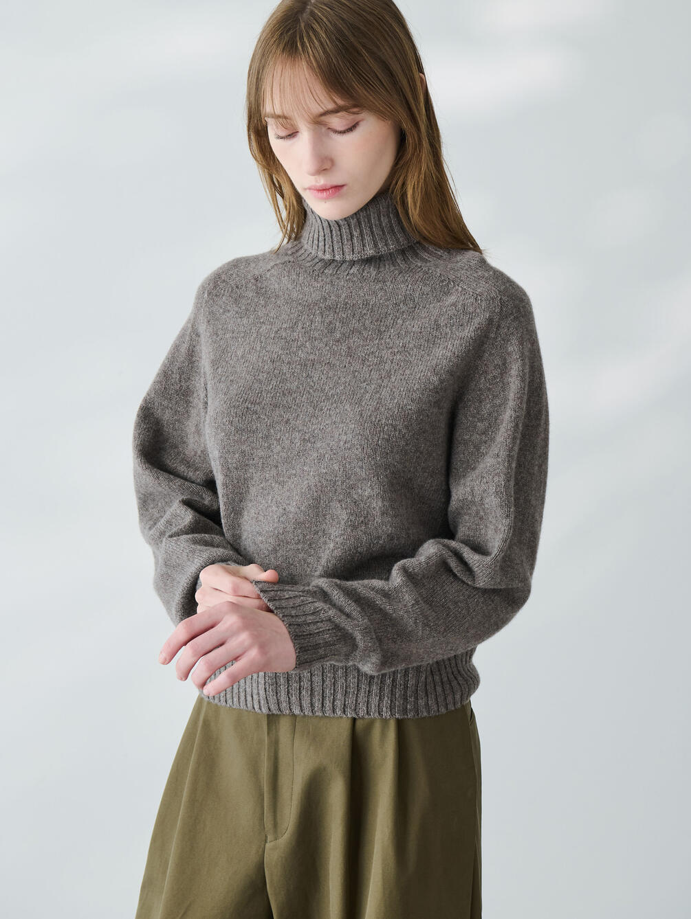 MORRIS & SONS | ジーロンラム タートルネックニット WOMEN