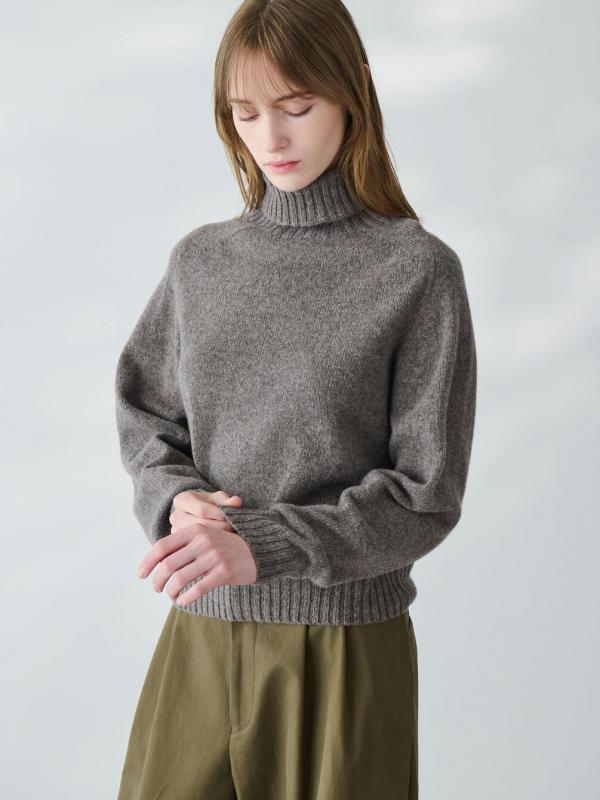 MORRIS & SONS | ジーロンラム タートルネックニット WOMEN