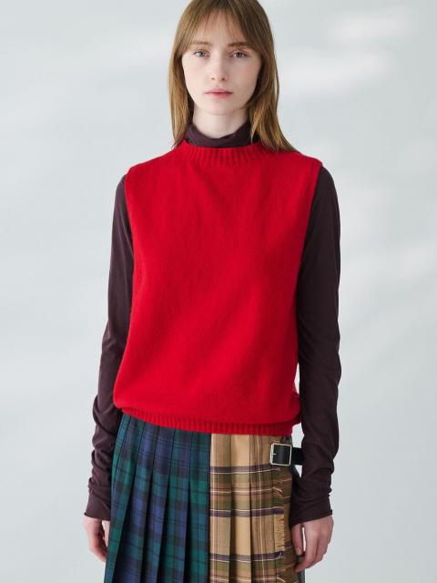 MORRIS & SONS | ジーロンラム クルーネックベスト WOMEN