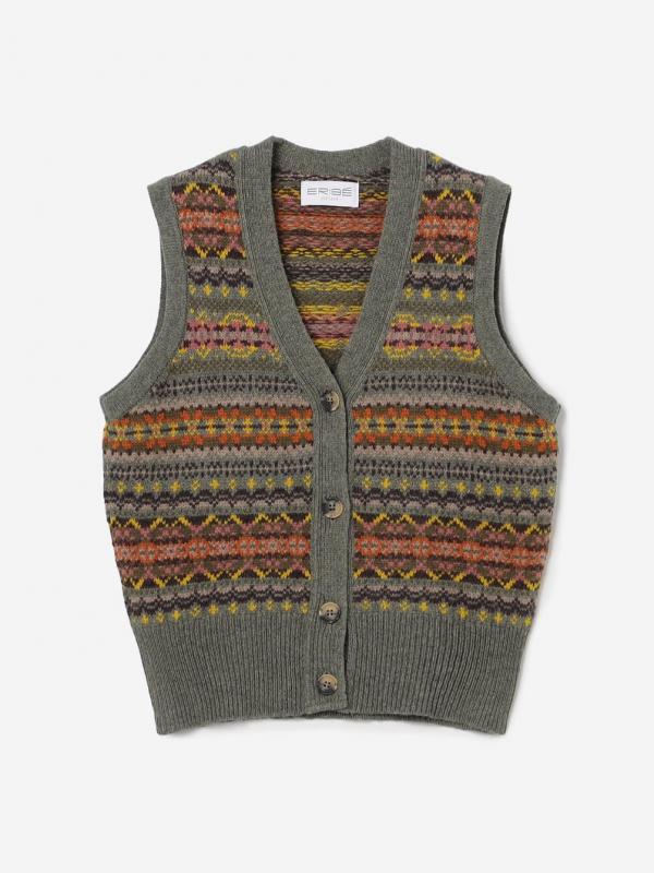 ERIBE（エリべ）のだめちゃん着用リバティ&ジャガードニットマフラー ERIBE（エリべ）のだめちゃん着用リバティ&ジャガードニット