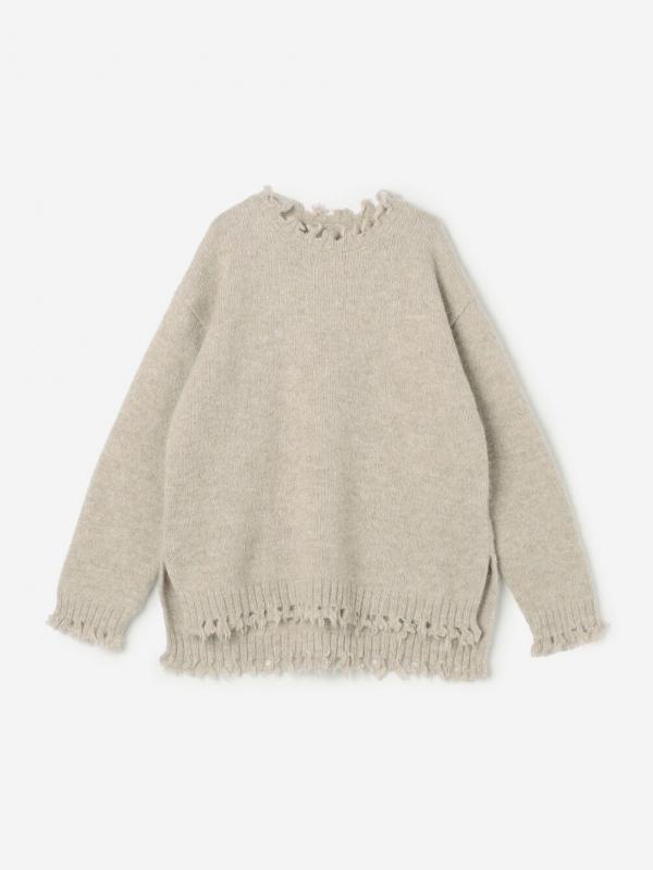 LAUREN MANOOGIAN | フレイクルーネック ニットプルオーバー WOMEN