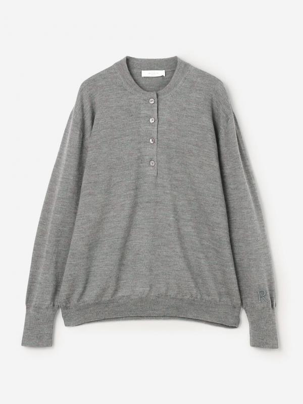 ROSEANNA | ヘンリーネック ニットプルオーバー WOMEN