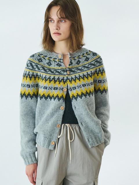 MORRIS & SONS | チャンキーノルディックカーディガン WOMEN
