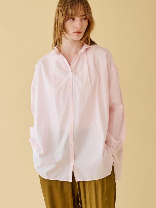 GALLEGO DESPORTES | コットン デザインカラー長袖シャツ WOMEN