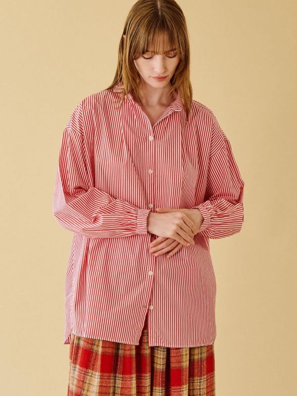 GALLEGO DESPORTES | コットン デザインカラー長袖シャツ WOMEN